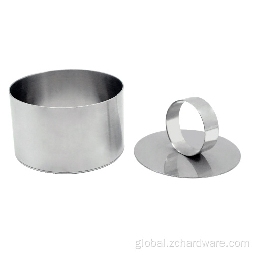 Cake Mold Metal Pastry Mousse Cake Ring With Press Lid Manufactory